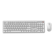 KEYBOARD +MOUSE WRL CYRILLIC / WH KBS-WPS-01-W-CYRL GEMBIRD