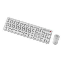 KEYBOARD +MOUSE WRL CYRILLIC / WH KBS-WPS-01-W-CYRL GEMBIRD