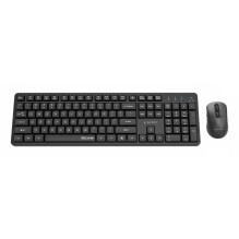 KEYBOARD +MOUSE WRL ENG / BLACK KBS-WMS-01 GEMBIRD
