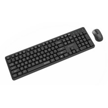 KEYBOARD +MOUSE WRL ENG / BLACK KBS-WMS-01 GEMBIRD