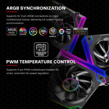 CASE FAN 120MM XPF360R.ARGB / 12V XF073 XILENCE
