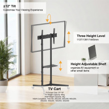 TV SET ACC FLOOR STAND 37-70" / TVS-70T-01 GEMBIRD