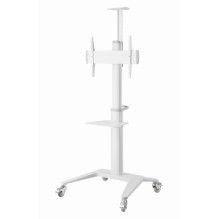 TV SET ACC FLOOR STAND 37-70" / WHITE TVS-70T-02-W GEMBIRD