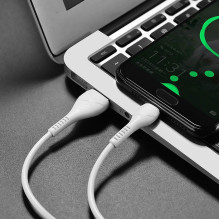 USB A į USB C laidas Hoco 1 m X37 baltas