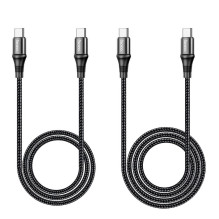 Cable USB C to USB C Hoco PD 5A 100W 1 m X50 black