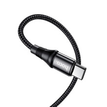 USB C laidas į USB C Hoco PD 5A 100W 1 m X50 juodas