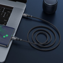 Cable USB C to USB C Hoco PD 5A 100W 1 m X50 black