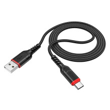 USB A į USB C laidas Hoco QC 3A 1 m X59 juodas USB A į USB C laidas Hoco QC 3A 1 m X59 juodas