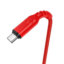 USB A į USB C laidas Hoco QC 3A 1 m X59 raudonas