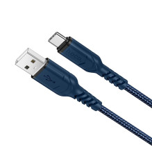 USB A į USB C laidas Hoco QC 3A 1 m X59 mėlynas