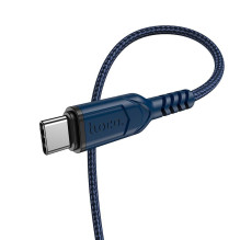 Cable USB A to USB C Hoco QC 3A 1 m X59 blue