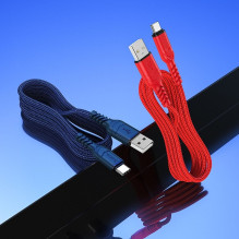 USB A į USB C laidas Hoco QC 3A 1 m X59 mėlynas