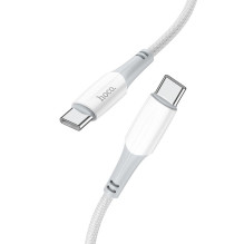 USB C laidas į USB C Hoco 3A 60W 1 m X70 baltas