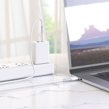 Cable USB C to USB C Hoco 3A 60W 1 m X70 white