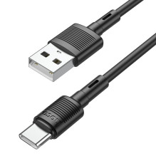 Cable USB A to USB C Hoco 3A 1 m X83 black