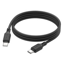 Cable USB C to USB C Hoco 3A 60W 1 m X90 black