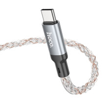 Cable USB A to USB C Hoco 3A 1 m U112 gray Cable USB A to USB C Hoco 3A 1 m U112 gray