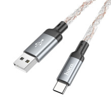 Cable USB A to USB C Hoco 3A 1 m U112 gray Cable USB A to USB C Hoco 3A 1 m U112 gray