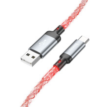Cable USB A to USB C Hoco 3A 1 m U112 gray Cable USB A to USB C Hoco 3A 1 m U112 gray