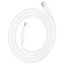 USB C laidas į USB C Hoco 3A 100W 1 m X93 baltas USB C laidas į USB C Hoco 3A 100W 1 m X93 baltas