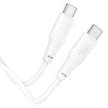 Cable USB C to USB C Hoco 3A 100W 2 m X93 white