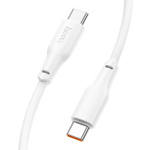 USB C laidas į USB C Hoco 3A 100W 2 m X93 baltas