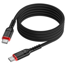Cable USB C to USB C Hoco PD QC 3A 60W 1 m X59 black