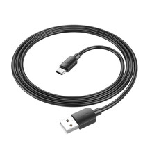 USB A į USB C laidas Hoco PD 2,4A 27W 1 m X96 juodas