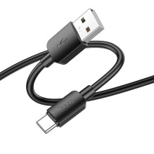 USB A į USB C laidas Hoco PD 2,4A 27W 1 m X96 juodas