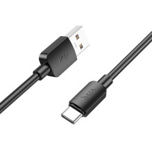 USB A į USB C laidas Hoco PD 2,4A 27W 1 m X96 juodas