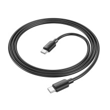 Cable USB C to USB C Hoco 3A 60W 1 m X96 black