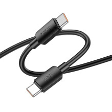 USB C į USB C laidas Hoco PD 6A 100W 1 m X96 juodas