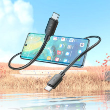 USB C į USB C laidas Hoco PD 6A 100W 1 m X96 juodas