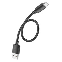 Cable USB A to USB C Hoco PD 2,4A 27W 0,25 m X96 black