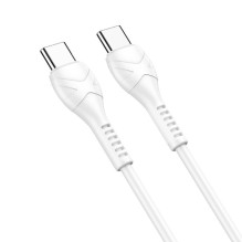 Cable USB C to USB C Hoco PD 60W 1 m X37 white