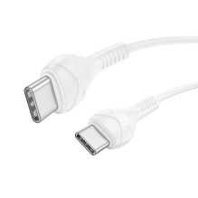 USB C laidas į USB C Hoco PD 60W 1 m X37 baltas