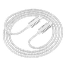 USB C laidas į USB C Hoco QC3.0 PD 5A 240W 1,8 m U134 pilkas