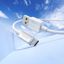 Cable USB A to USB C Hoco 3A 1 m X107 white