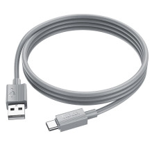 USB A į USB C laidas Hoco 3A 1 m X107 pilkas