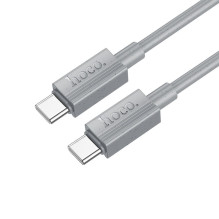 Cable USB C to USB C Hoco 3A 60W 1 m X107 gray