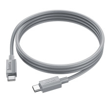 Cable USB C to USB C Hoco 3A 60W 1 m X107 gray