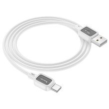 USB A į USB C laidas Hoco 3A 1 m X108 baltas