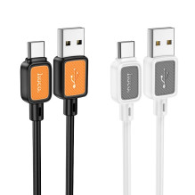 USB A į USB C laidas Hoco 3A 1 m X108 baltas