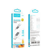 USB A į USB C laidas Hoco 3A 1 m X108 baltas