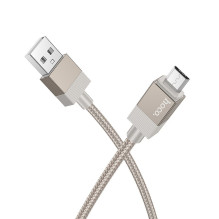 Cable USB A to USB C Hoco 3A 1 m X110 gold Cable USB A to USB C Hoco 3A 1 m X110 gold