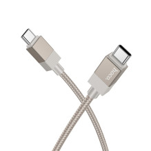 Cable USB C to USB C Hoco 3A 60W 1 m X110 gold