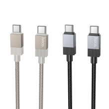 Cable USB C to USB C Hoco 3A 60W 1 m X110 gold