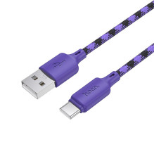 Cable USB A to USB C Hoco 3A 1 m X116 gradient purple