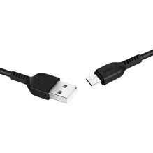 USB A į USB C laidas Hoco 1 m x 13, juodas USB A į USB C laidas Hoco 1 m x 13, juodas