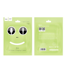 USB A į USB C laidas Hoco 1 m x 13, juodas USB A į USB C laidas Hoco 1 m x 13, juodas